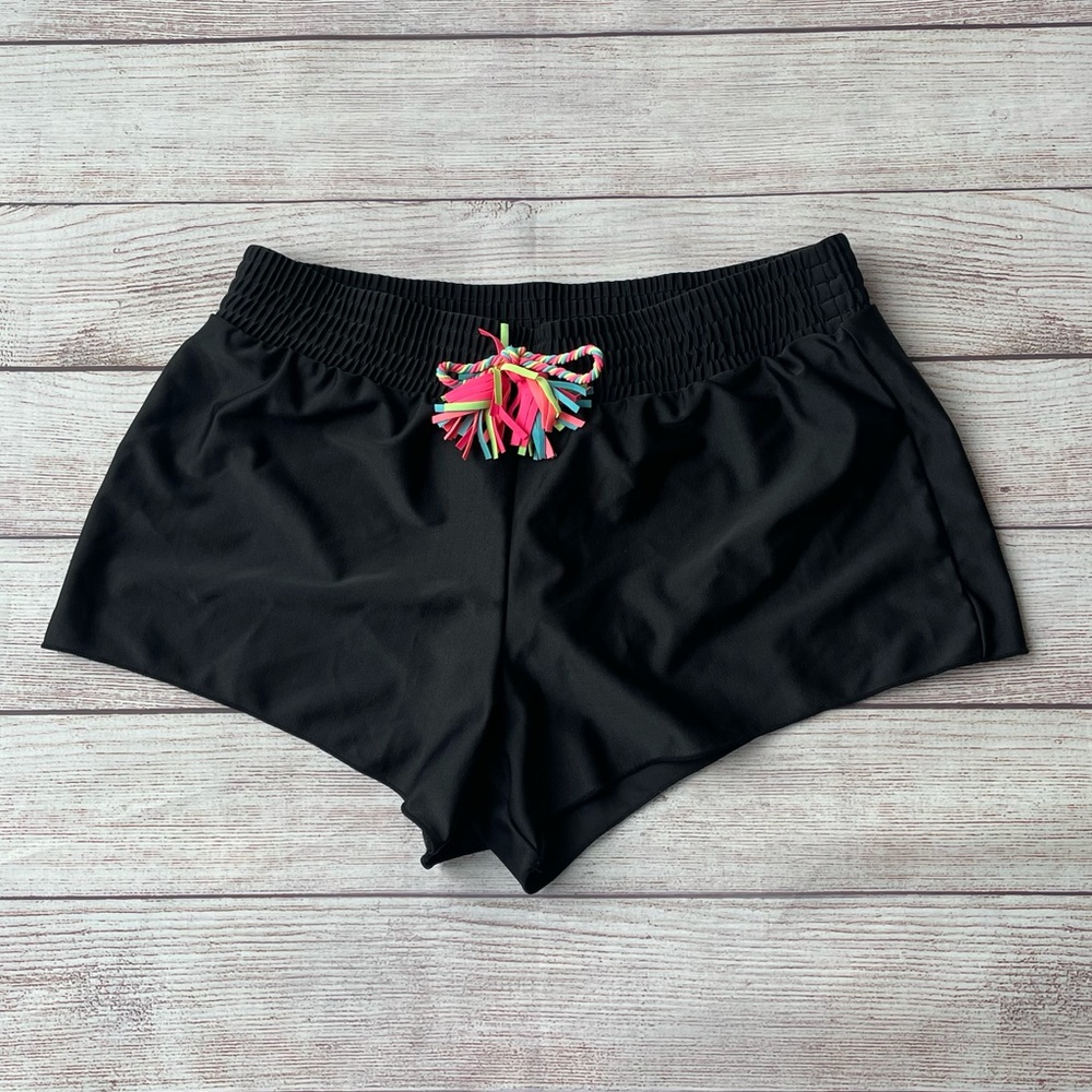 Justice Girls Black Swim Shorts
